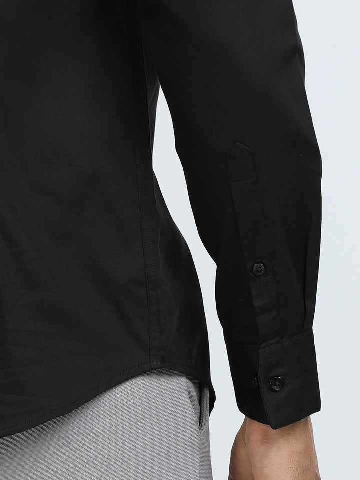 Black Tiger Jacquard shirt