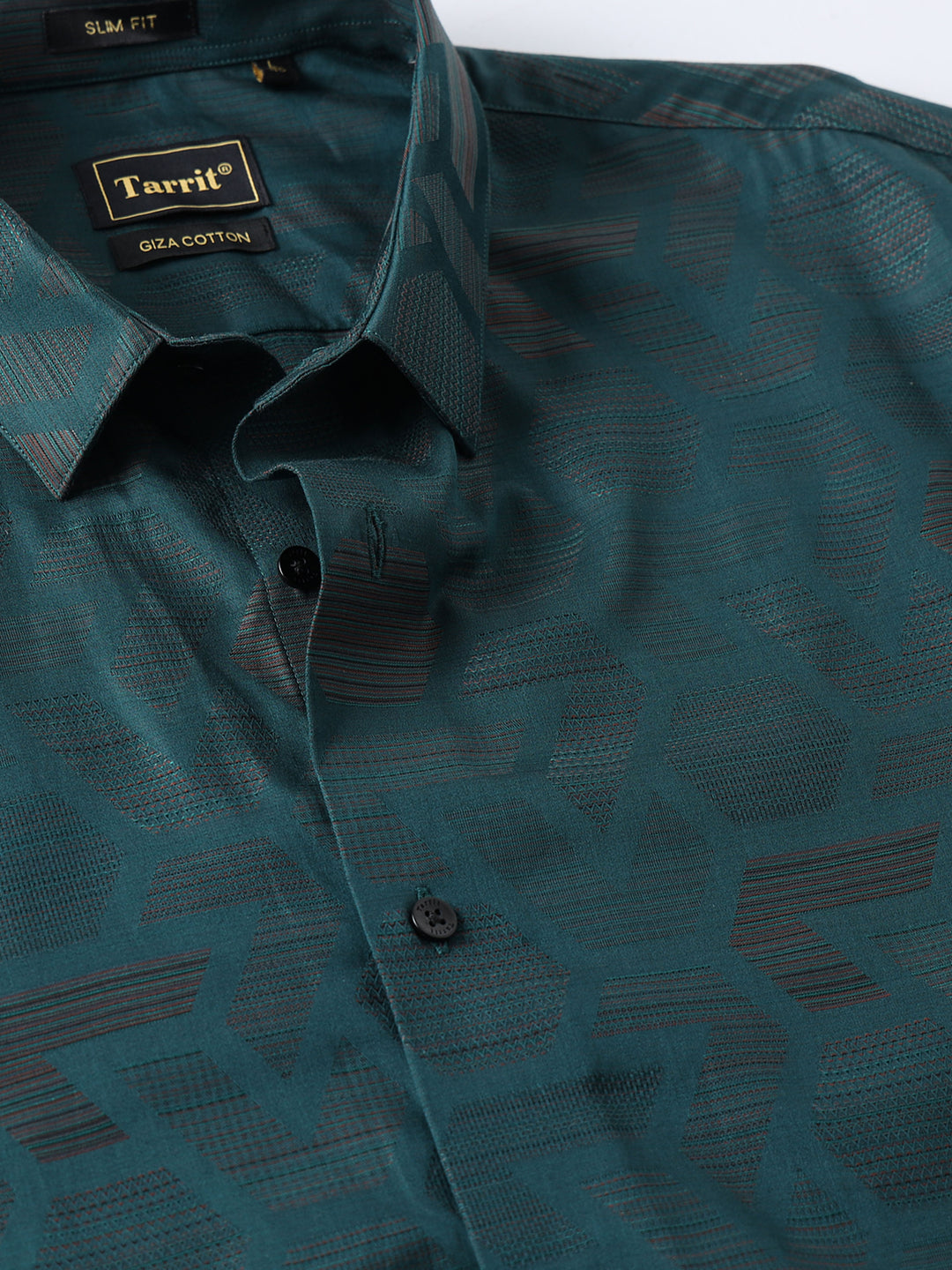 Pine Green Jacquard Shirt