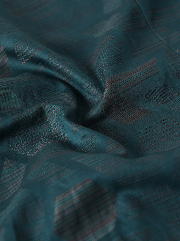 Pine Green Jacquard Shirt