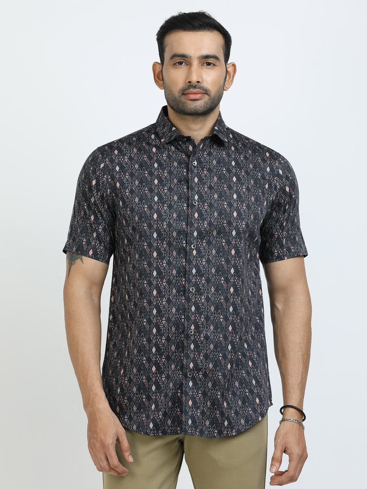 Diamond Print Giza Shirt