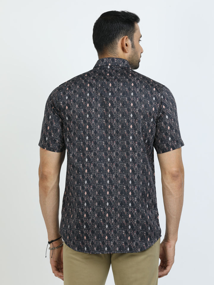 Diamond Print Giza Shirt