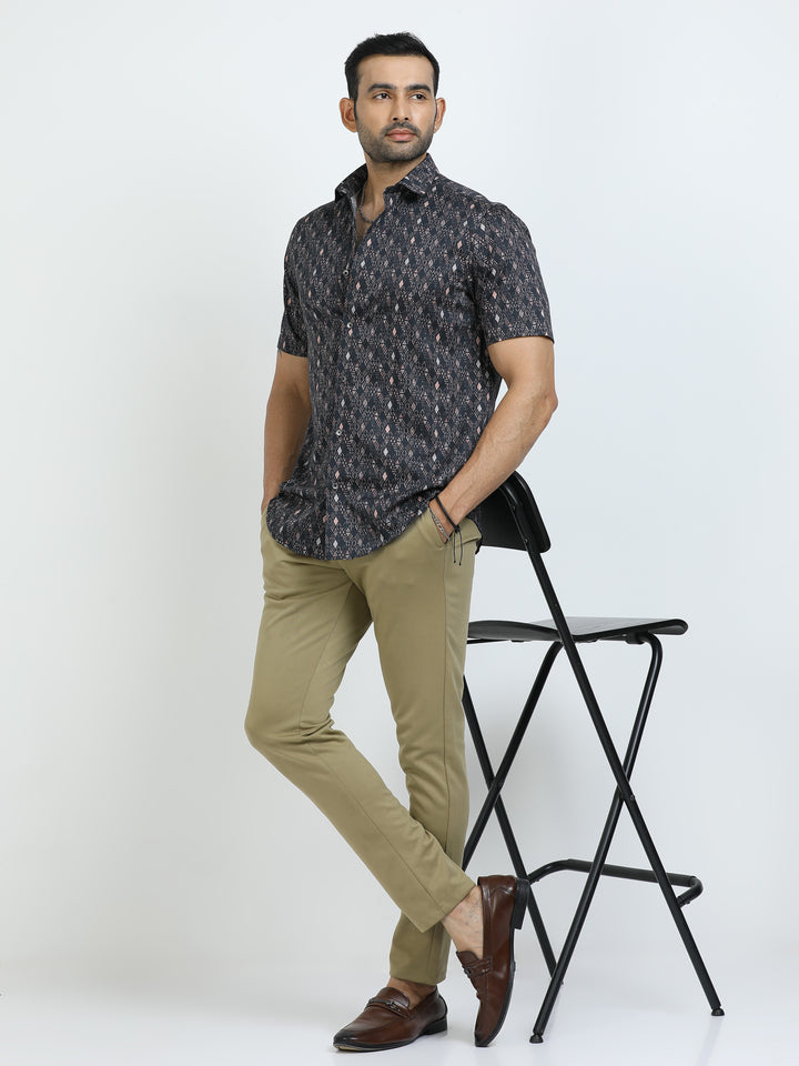 Diamond Print Giza Shirt