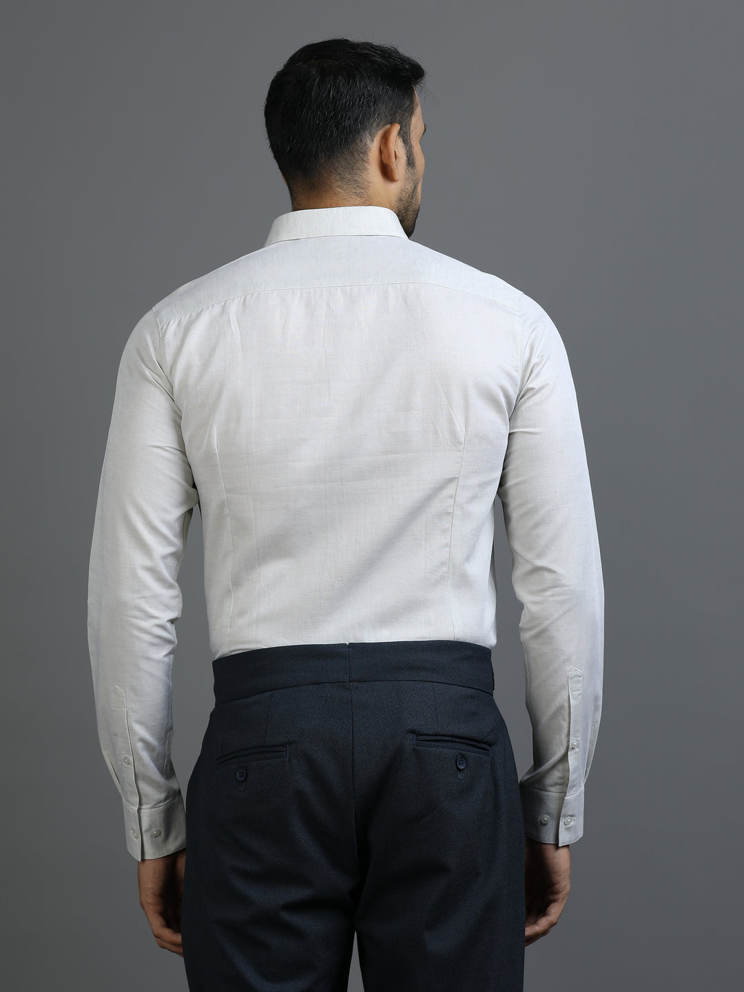 Grey Giza Cotton Shirt