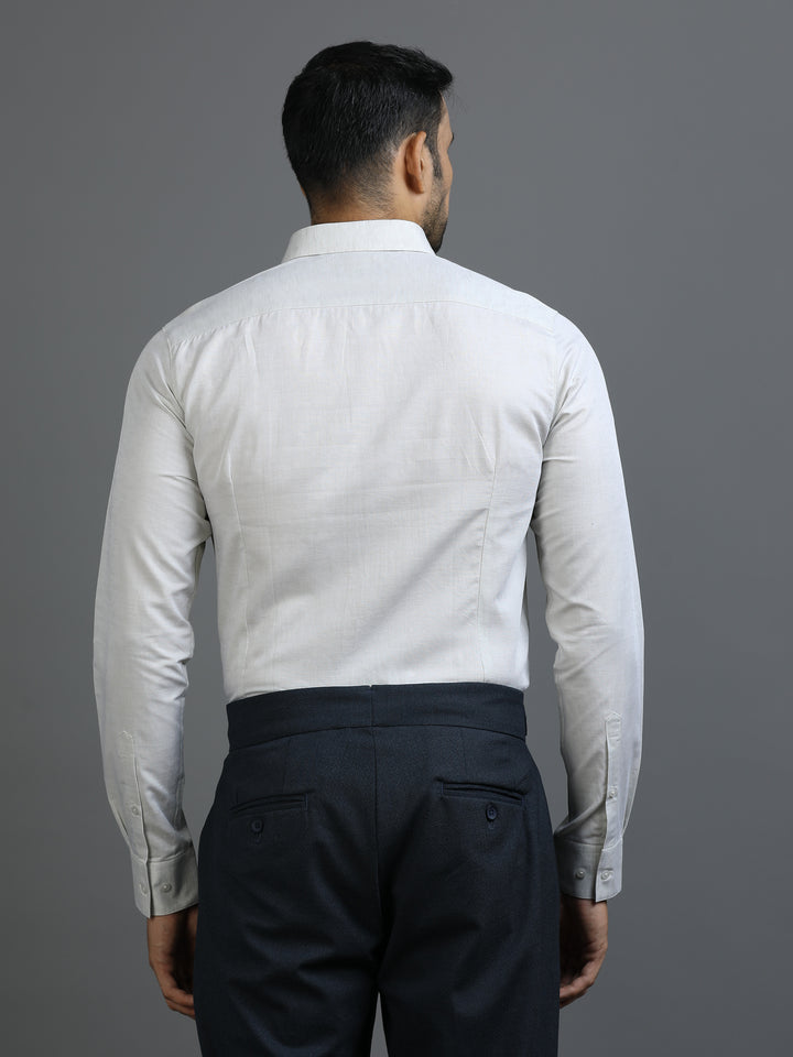 Grey Giza Cotton Shirt