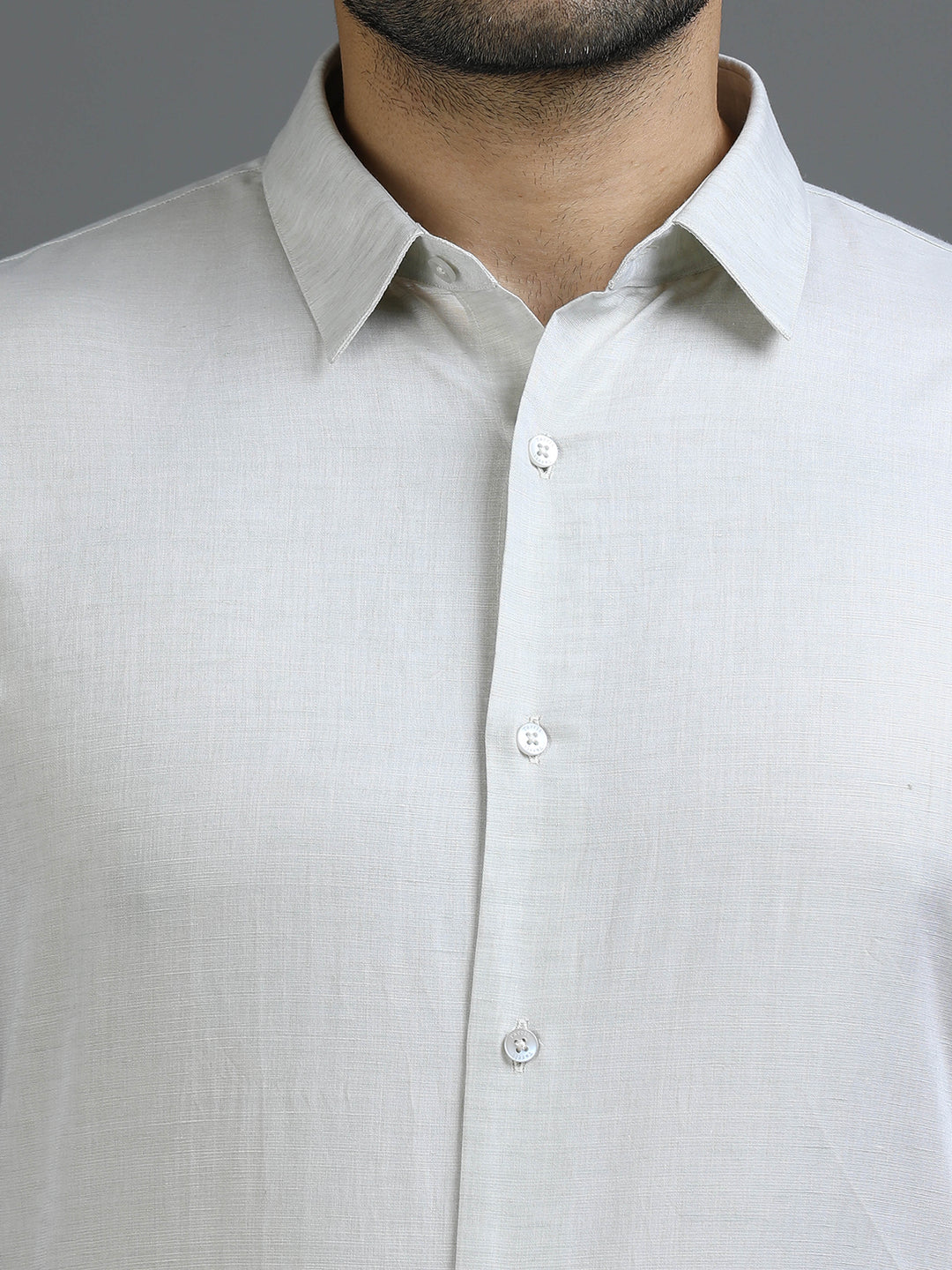 Grey Giza Cotton Shirt