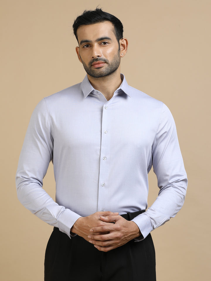 Blue Giza Cotton Shirt