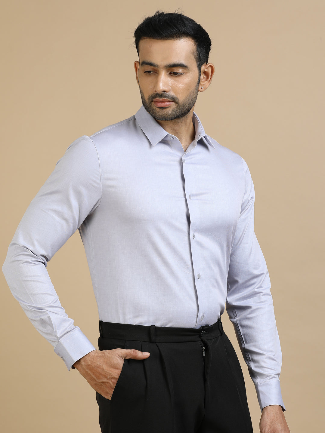 Blue Giza Cotton Shirt