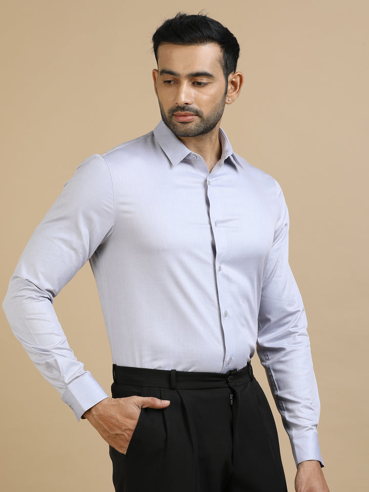 Blue Giza Cotton Shirt