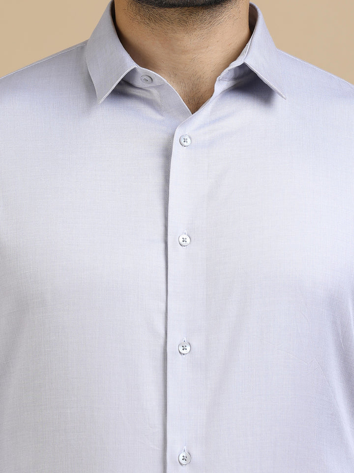 Blue Giza Cotton Shirt