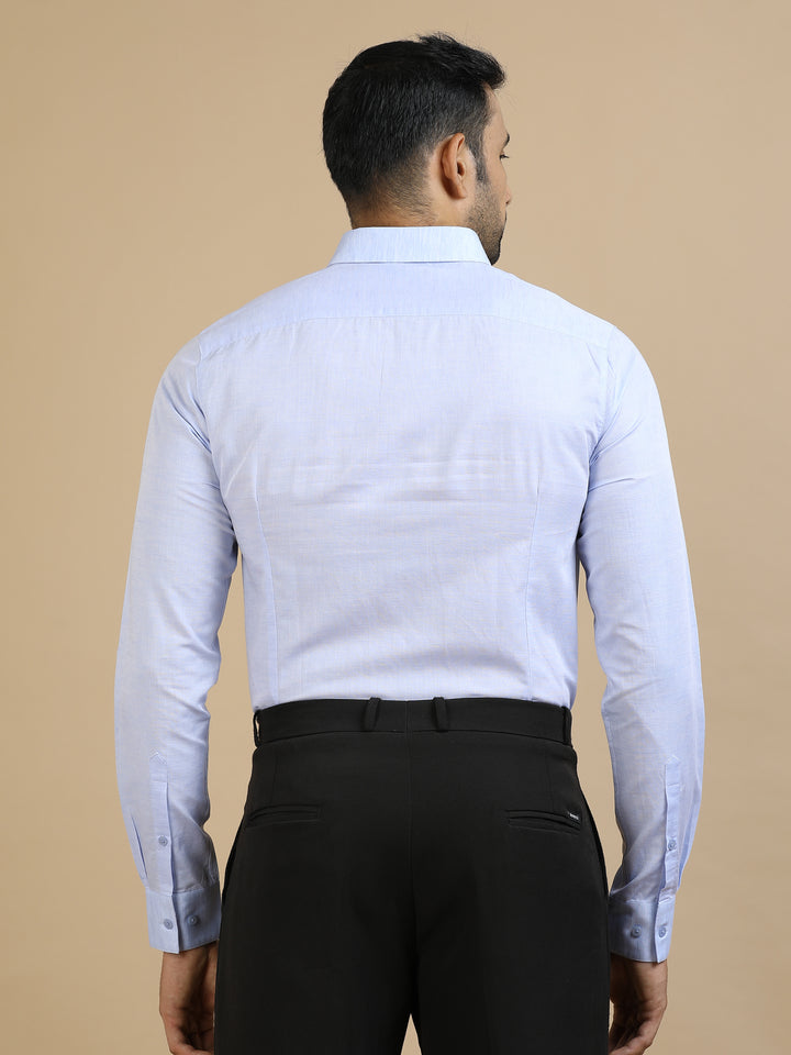 Blue Giza Cotton Shirt