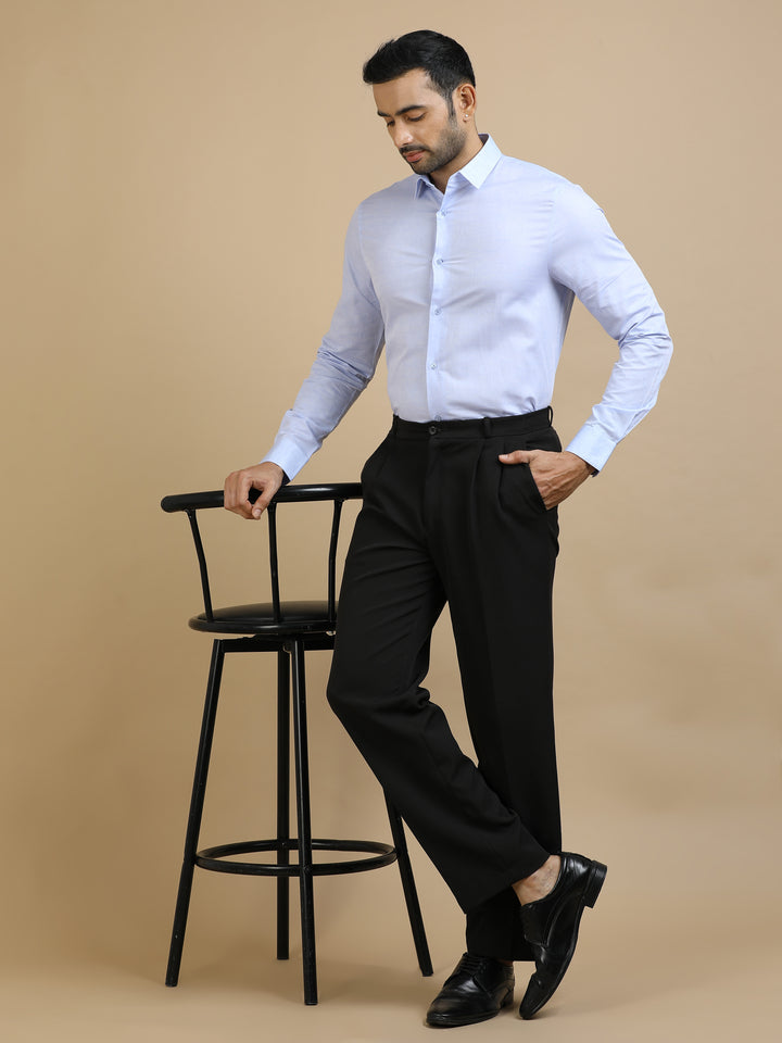 Blue Giza Cotton Shirt