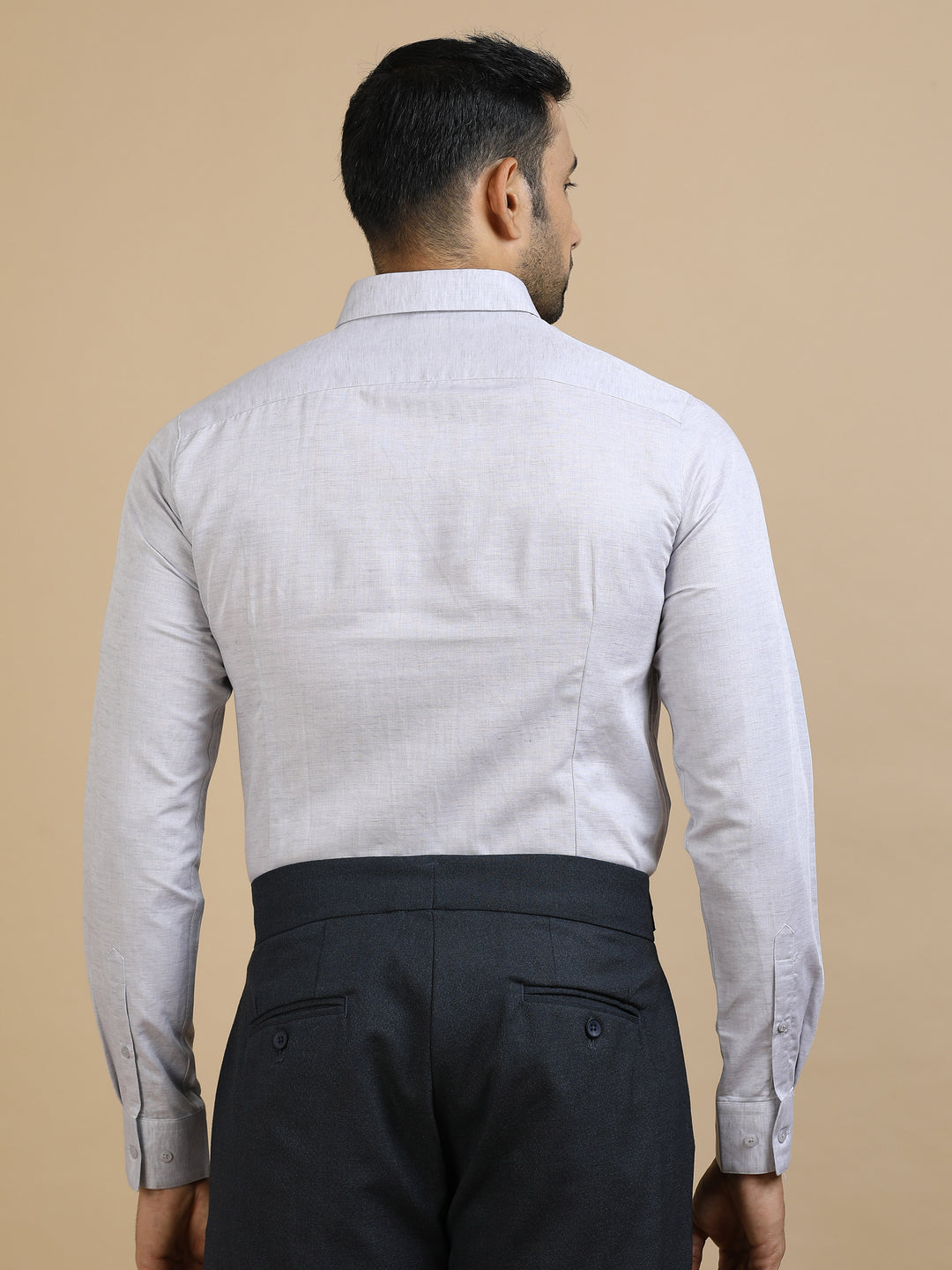 Grey Giza Cotton Shirt