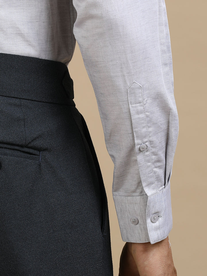 Grey Giza Cotton Shirt
