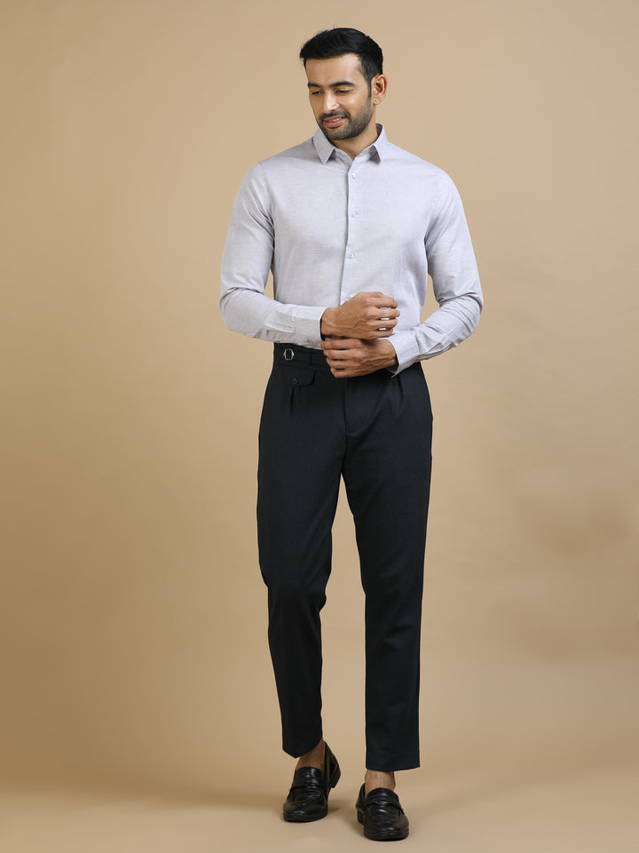 Grey Giza Cotton Shirt