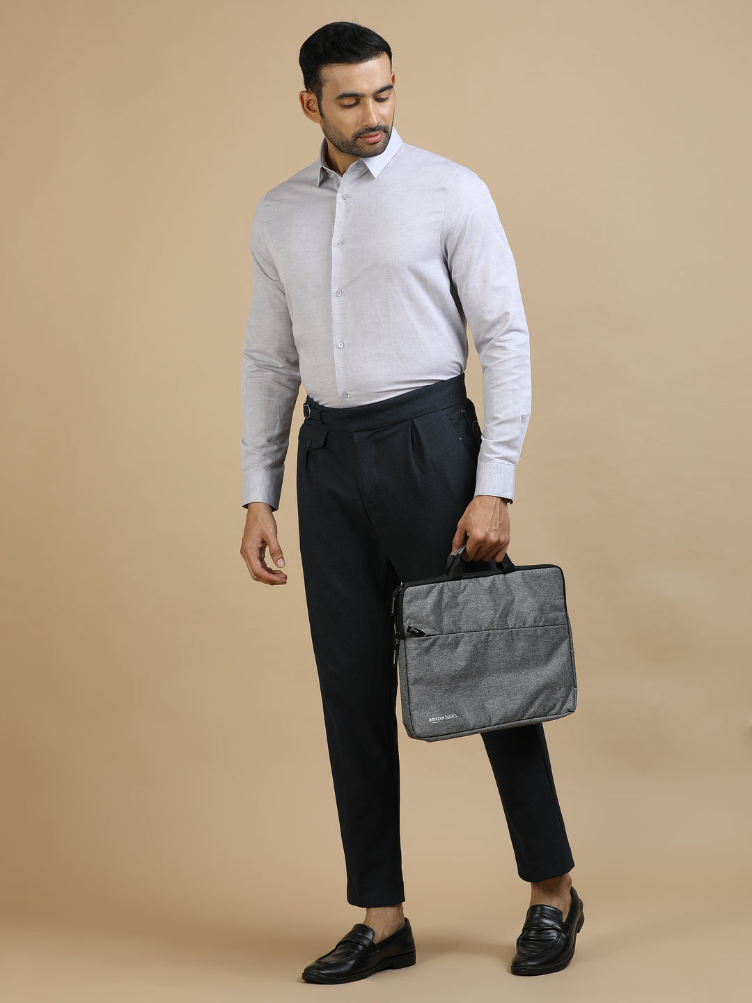 Grey Giza Cotton Shirt