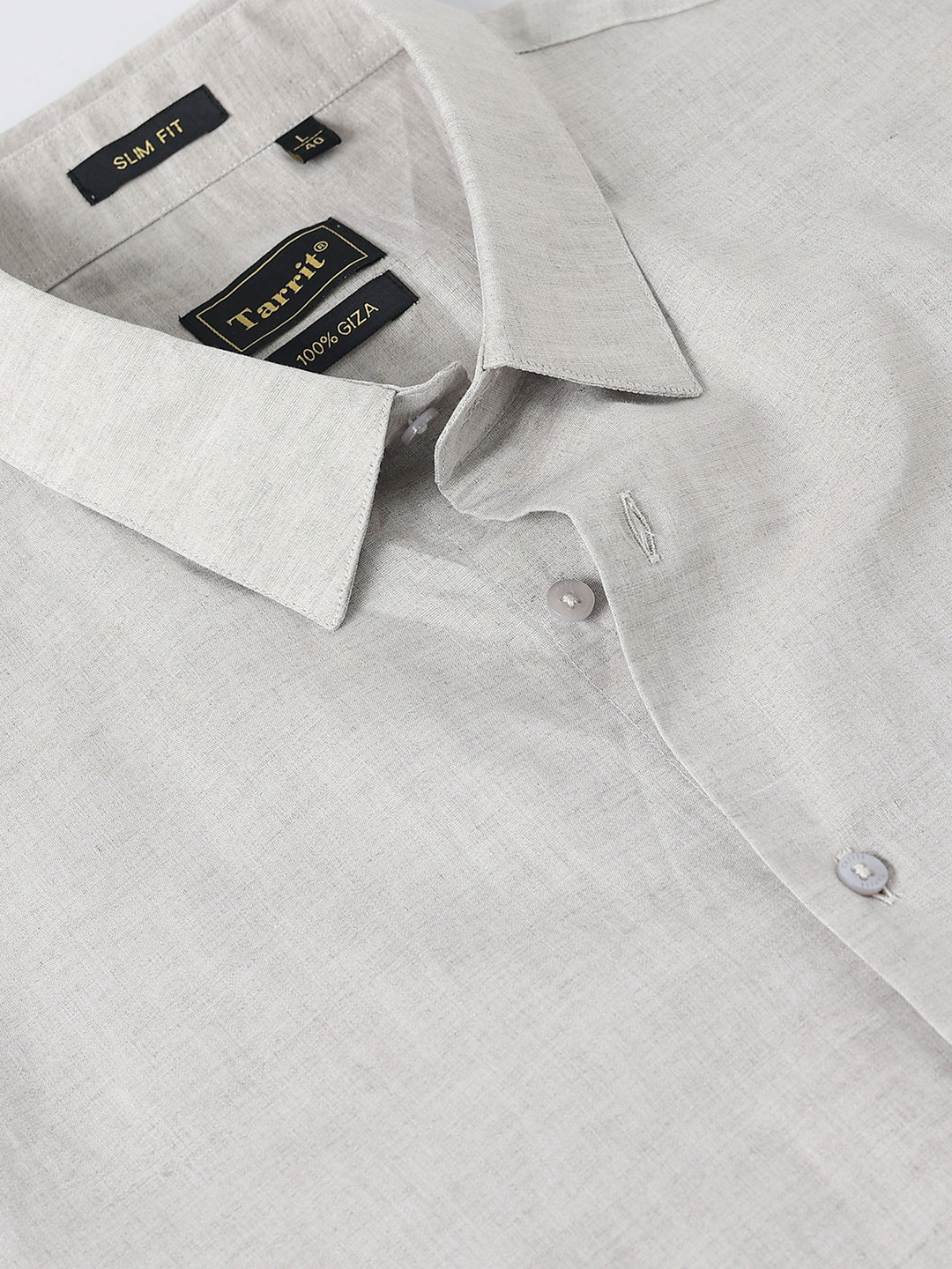 Grey Giza Cotton Shirt