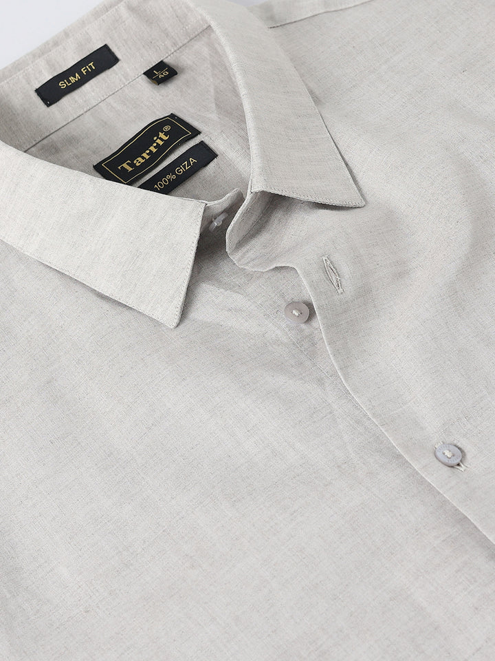 Grey Giza Cotton Shirt