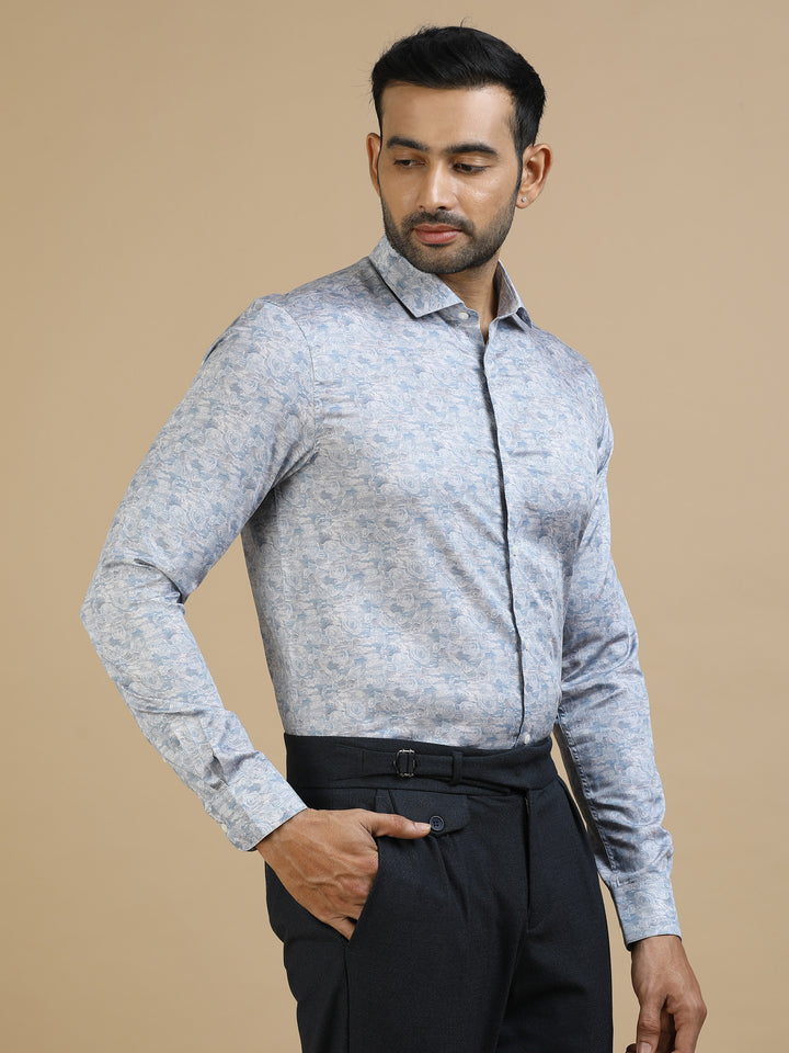 Blue Art Giza Cotton Shirt