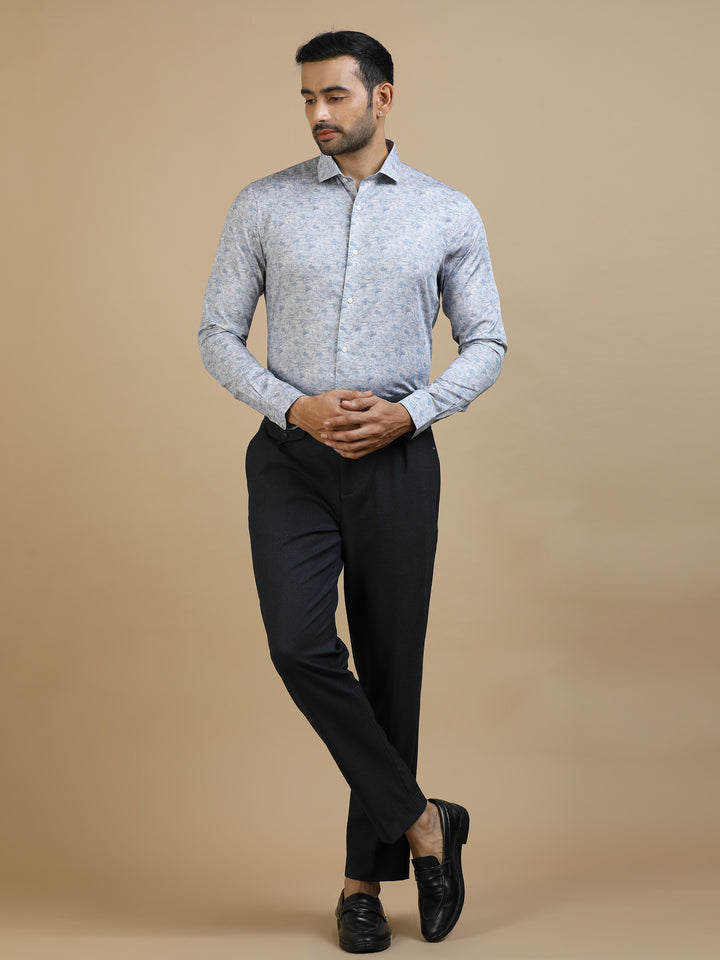 Blue Art Giza Cotton Shirt