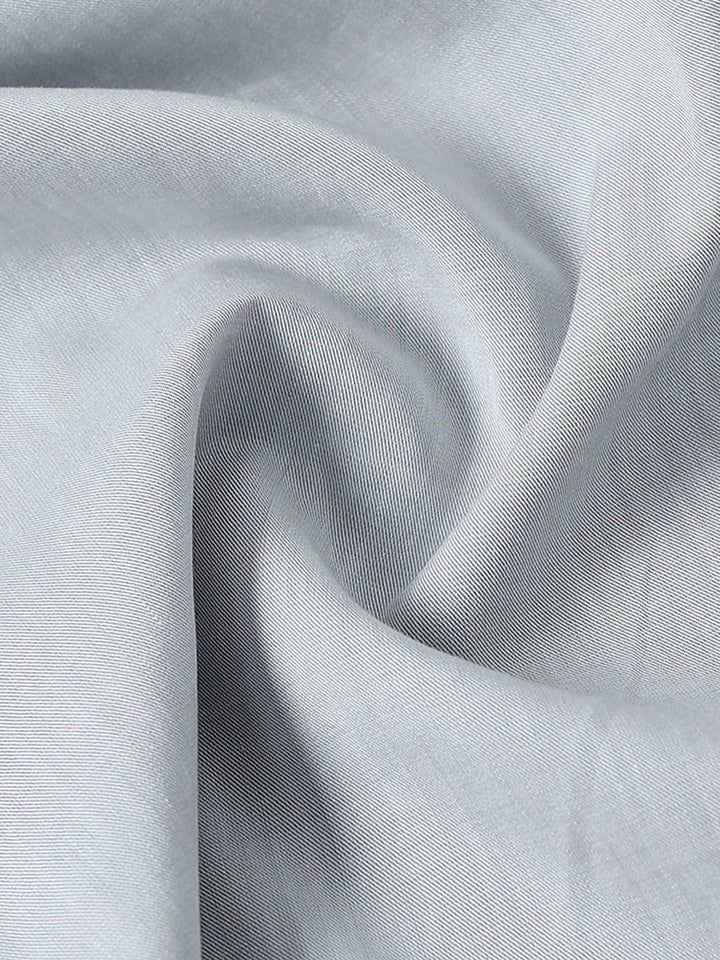 Solid Grey Tencel Shirt