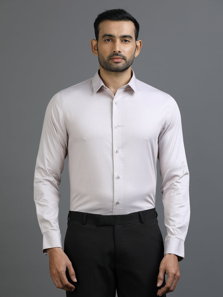 Grey Giza Cotton Shirt