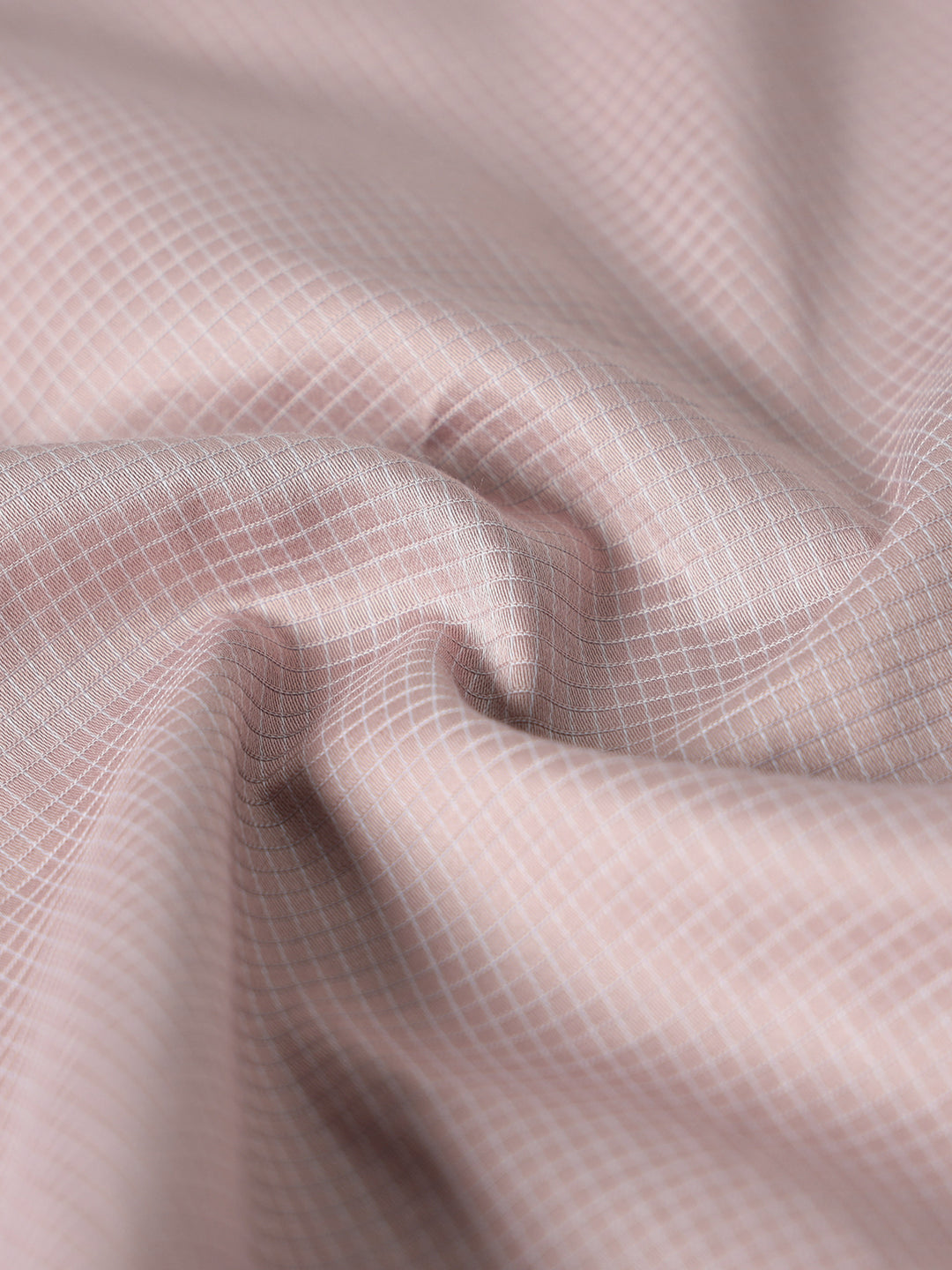 Pink Checked Giza Shirt