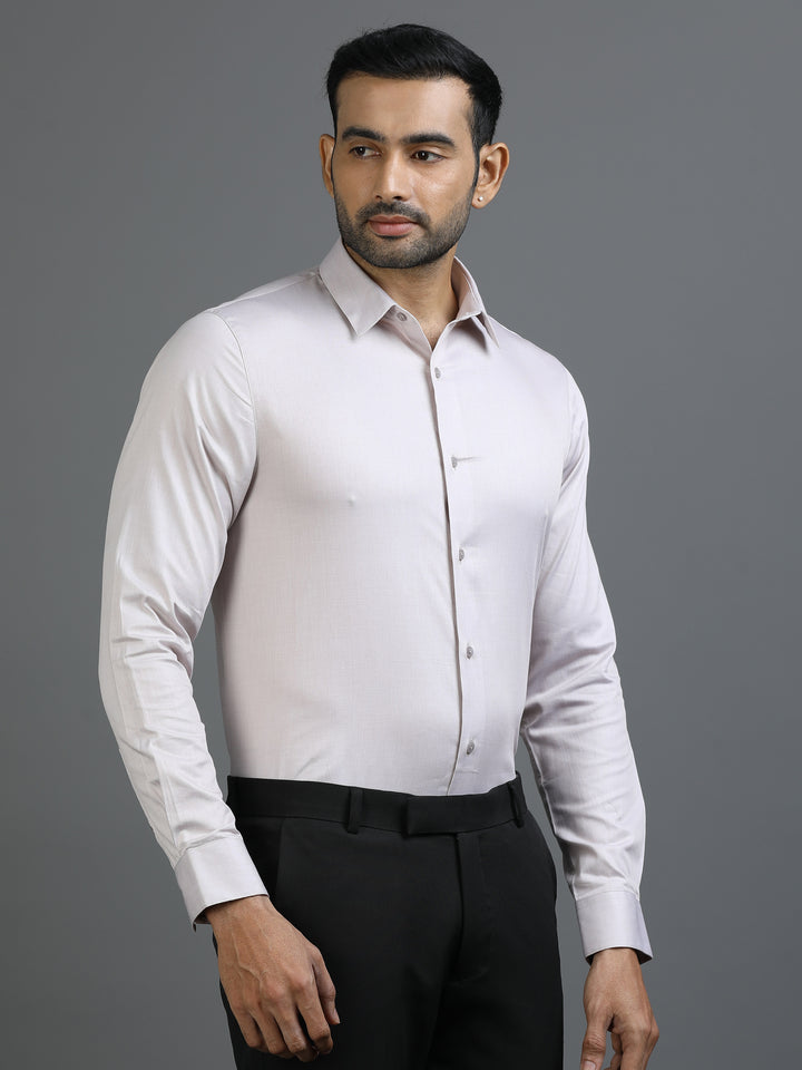 Grey Giza Cotton Shirt