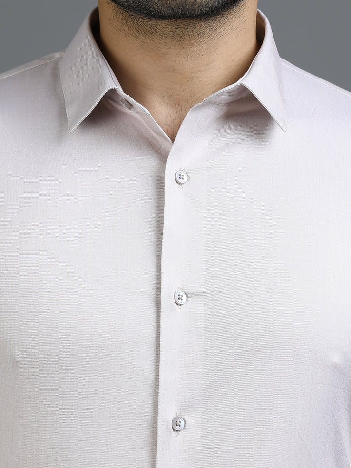 Grey Giza Cotton Shirt