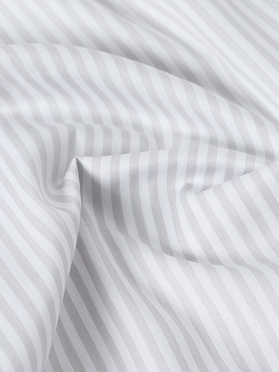 Grey Vertical Stripe Giza Shirt