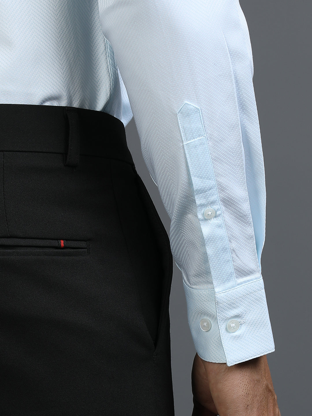 Mint Blue Geometric Giza Shirt