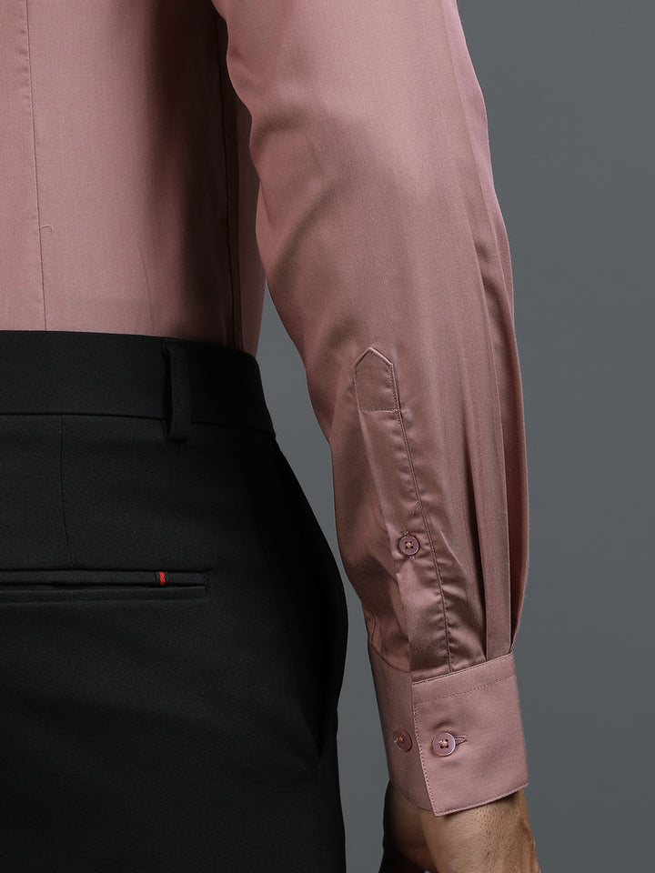 Solid Pink Tencel shirt