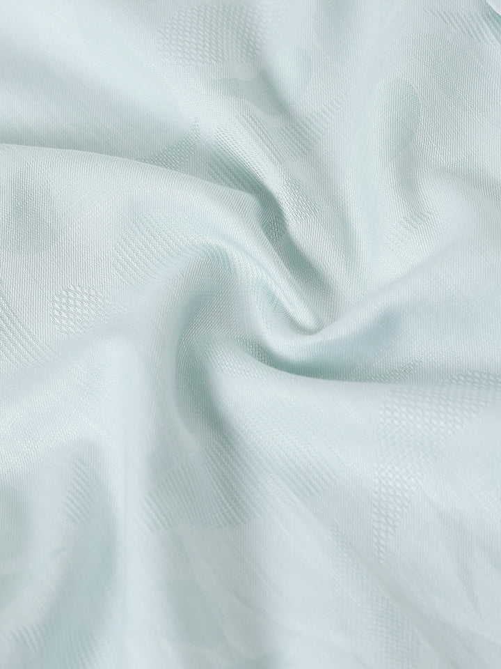 Mint Green Jacquard Giza Shirt