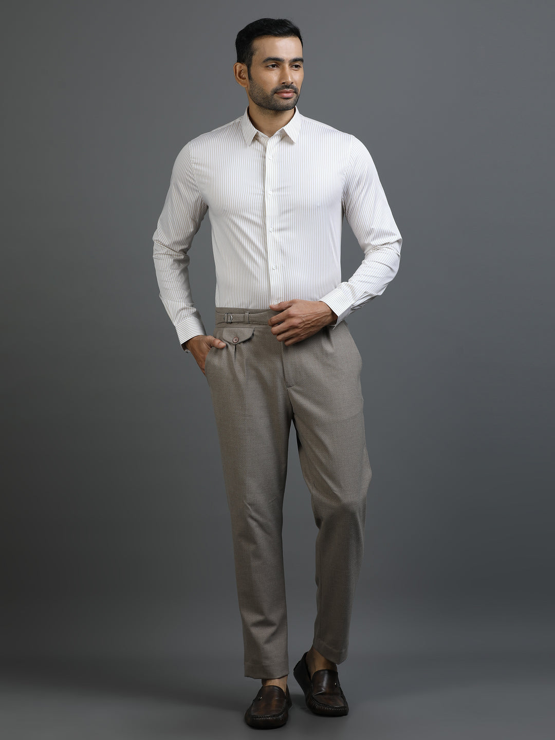 Sandal Vertical Stripe Giza Shirt