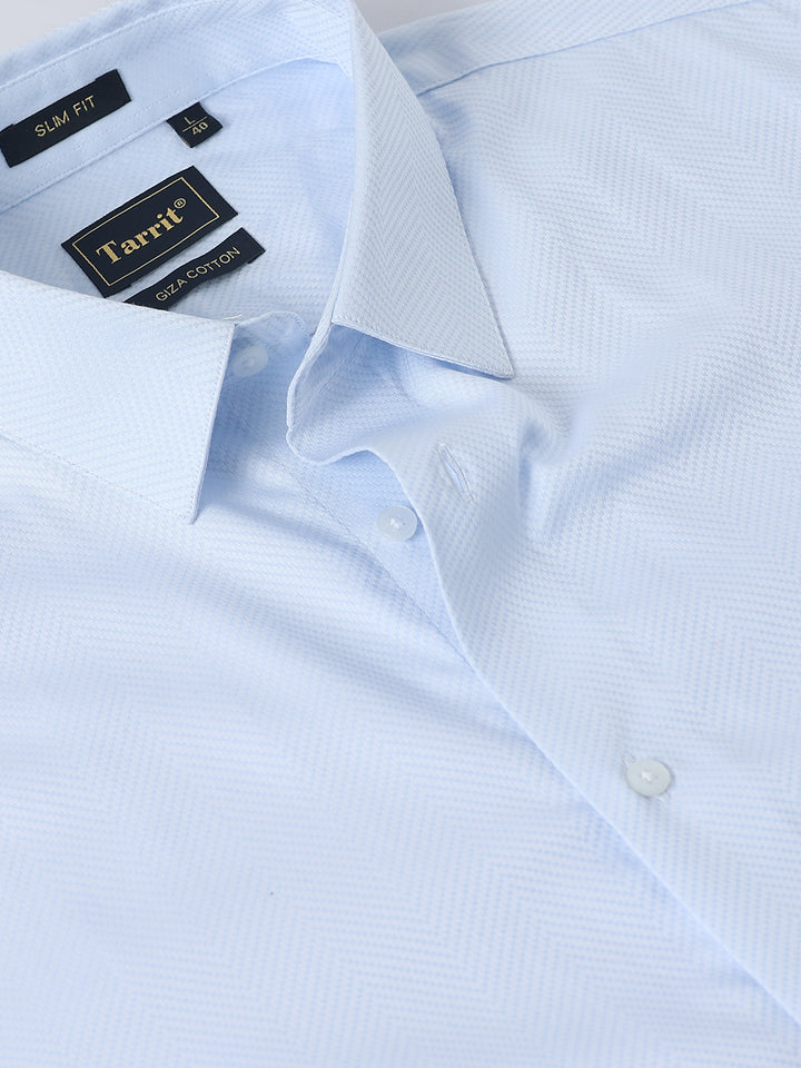 Blue Geometric Giza Shirt