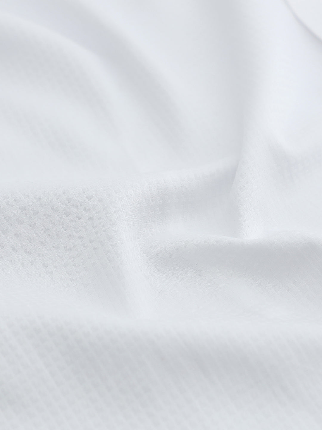 White Textured Giza Shirt