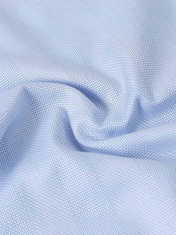 Blue Patterned Giza Shirt