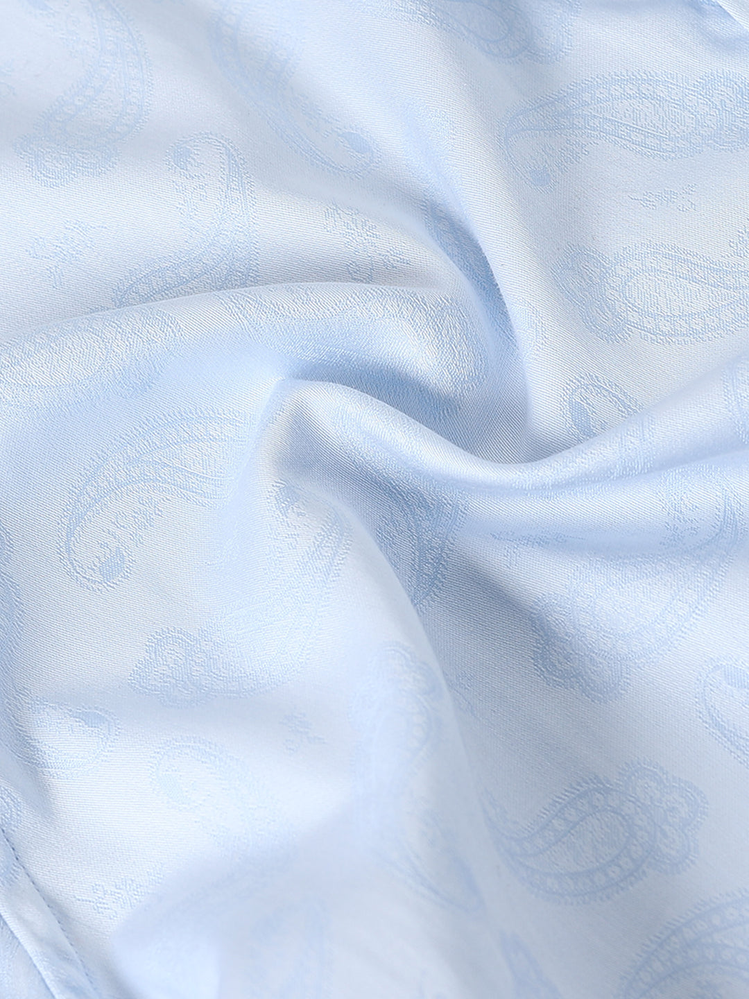 Blue Jacquard Giza Shirt