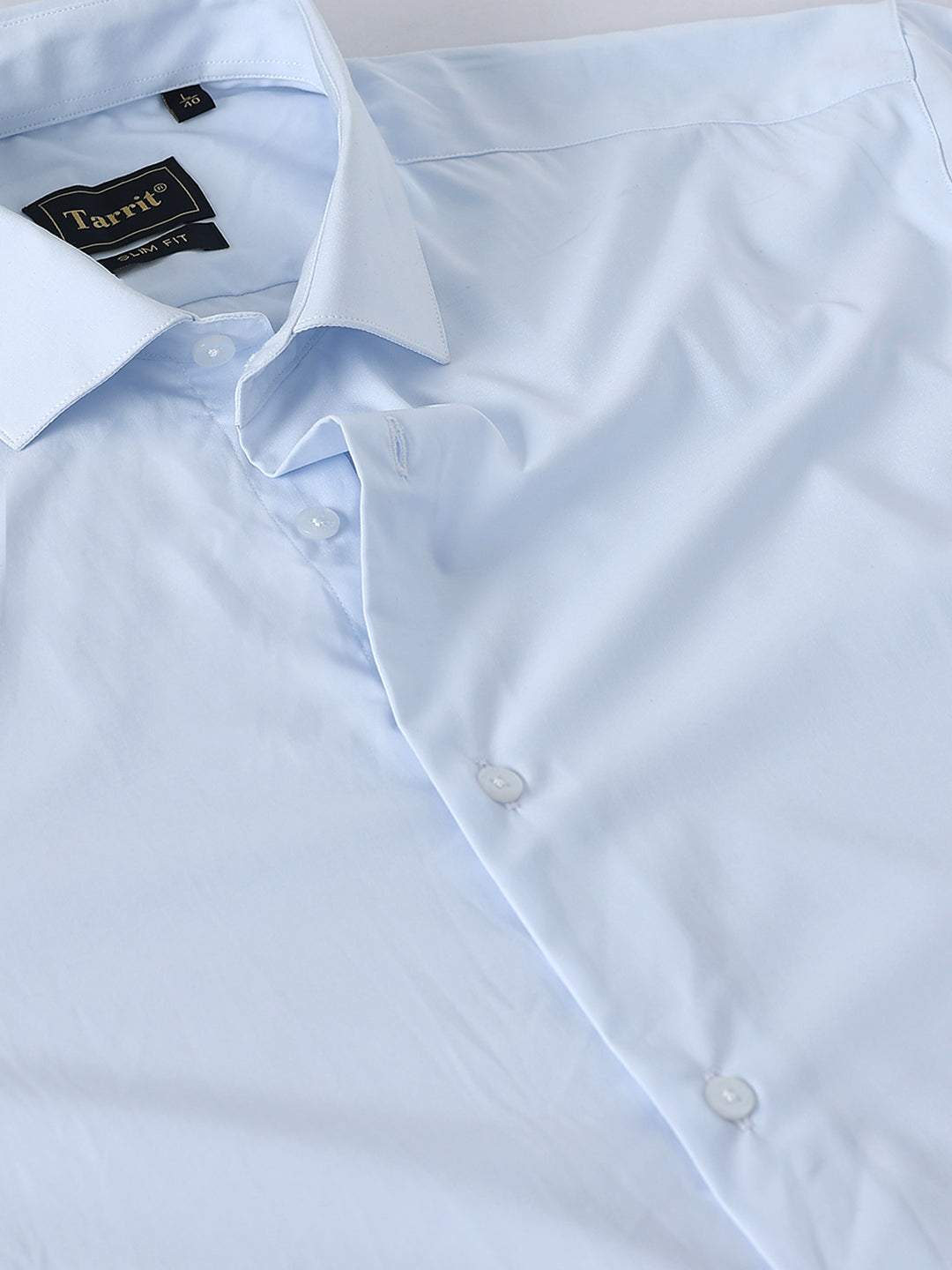 Cloud Blue Giza Cotton Shirt