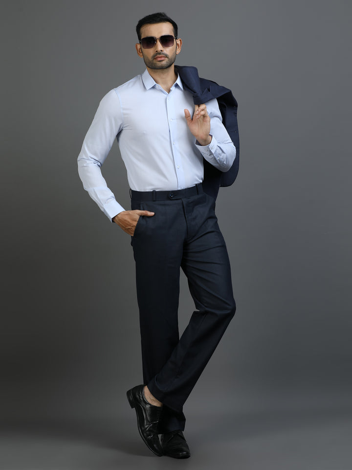 Blue Giza Cotton Shirt