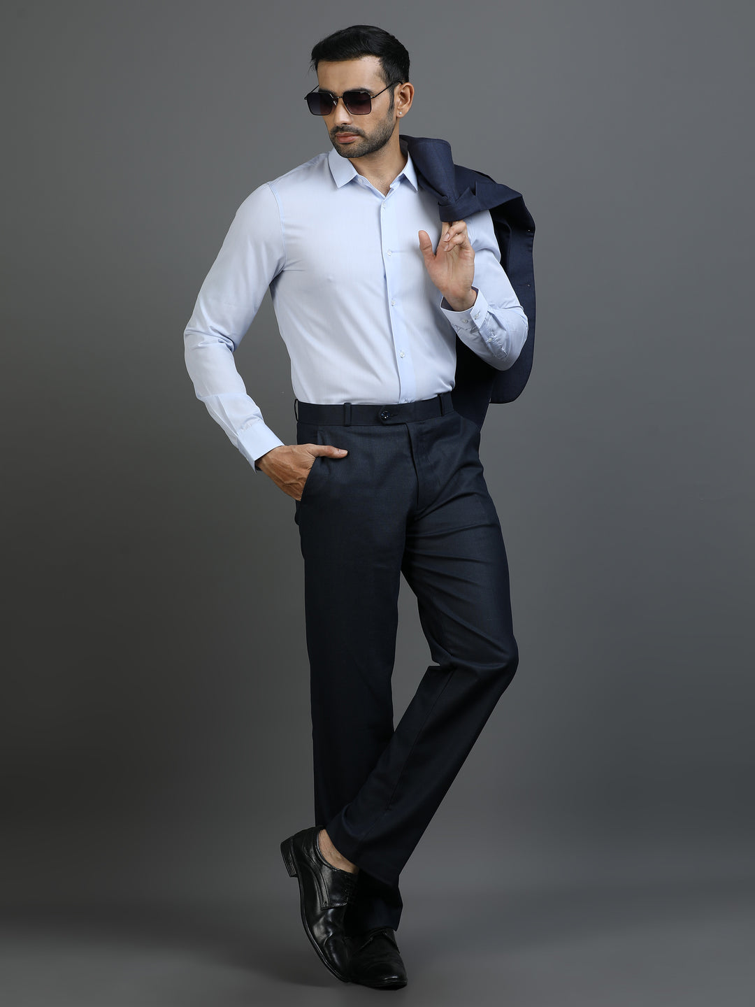 Blue Giza Cotton Shirt