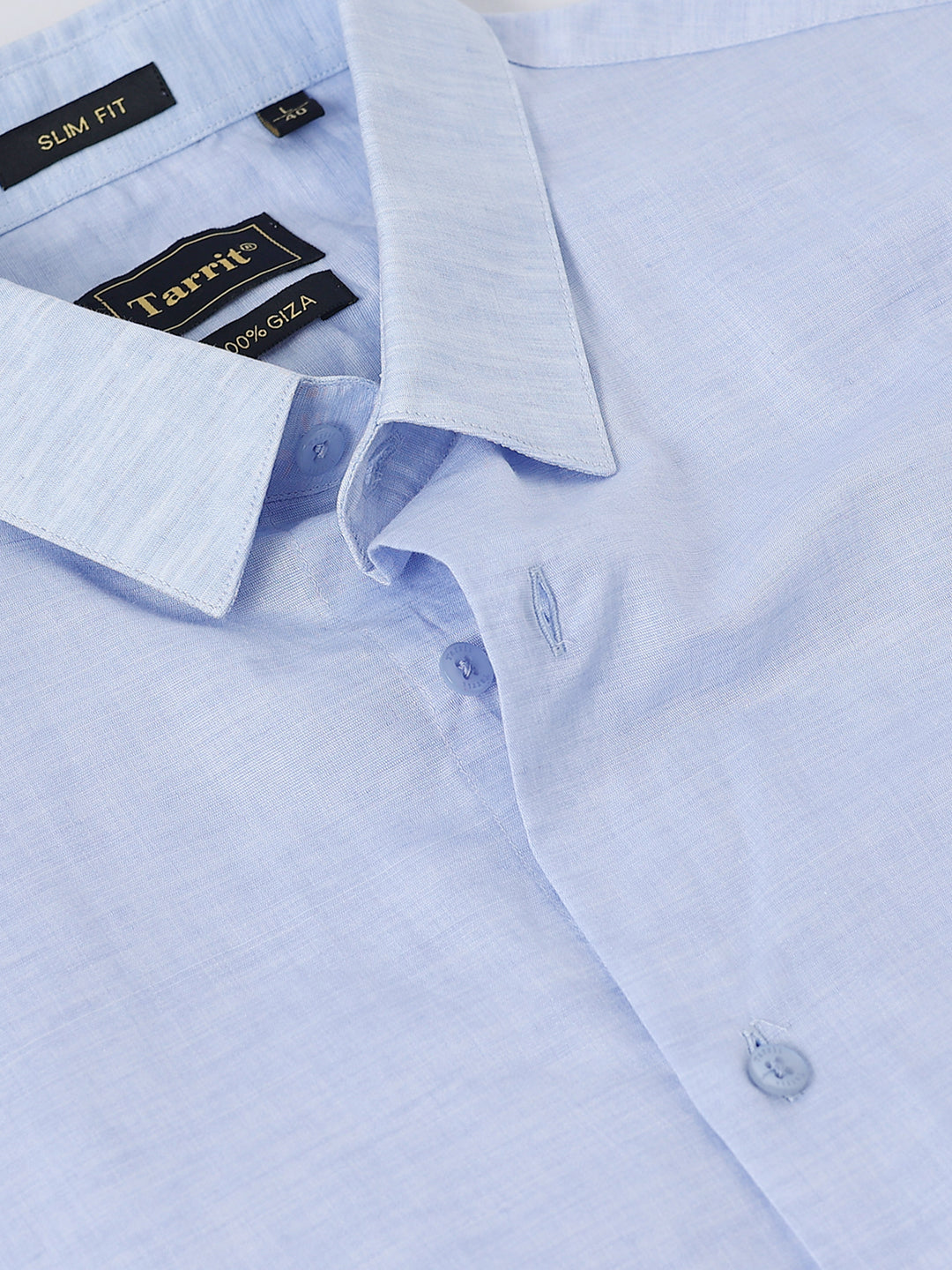 Blue Giza Cotton Shirt