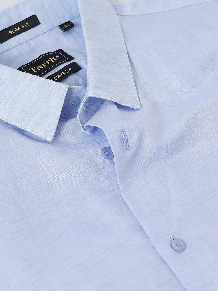 Blue Giza Cotton Shirt