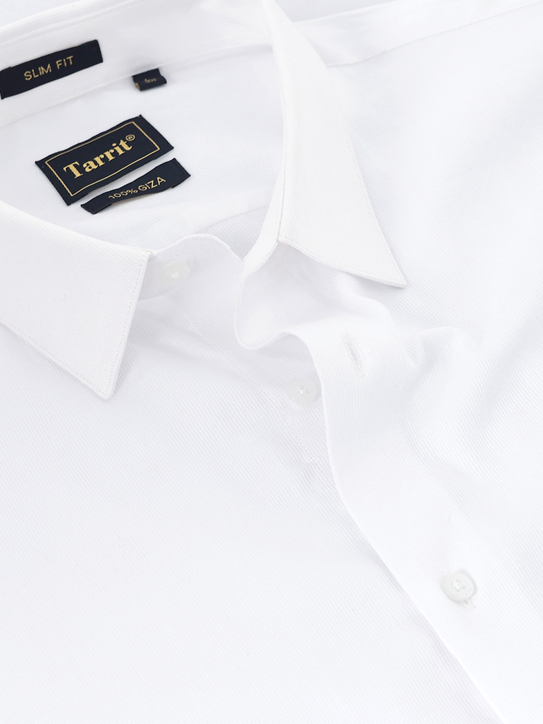 White Striped Giza Shirt