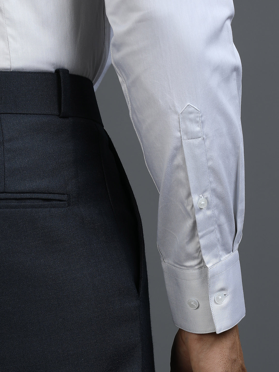 Black Line Grey Giza Shirt