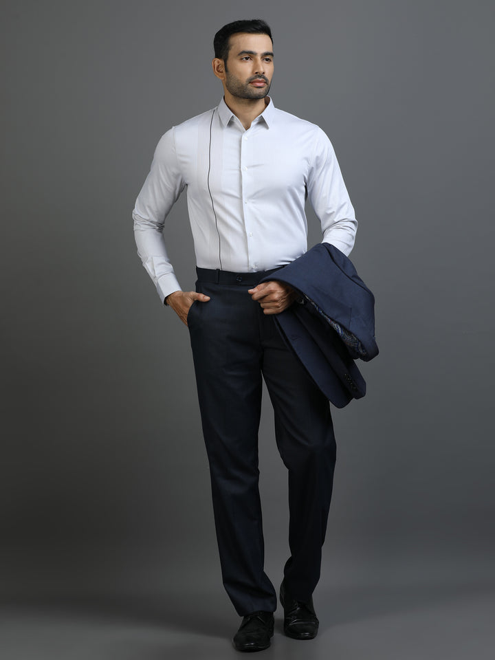 Black Line Grey Giza Shirt