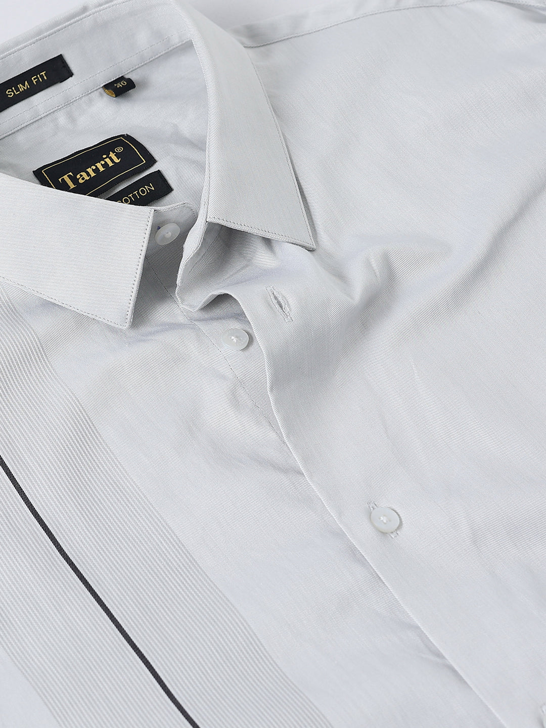 Black Line Grey Giza Shirt