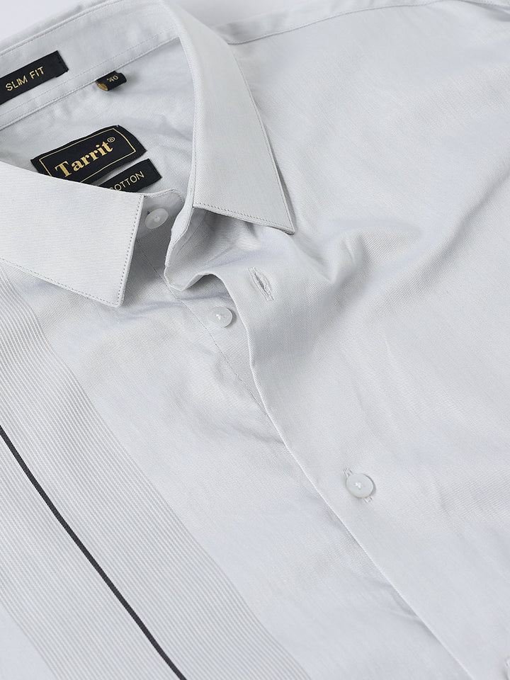 Black Line Grey Giza Shirt