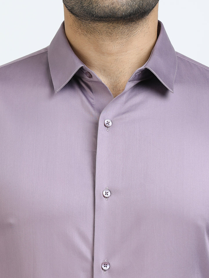 Solid Lavender Giza Shirt