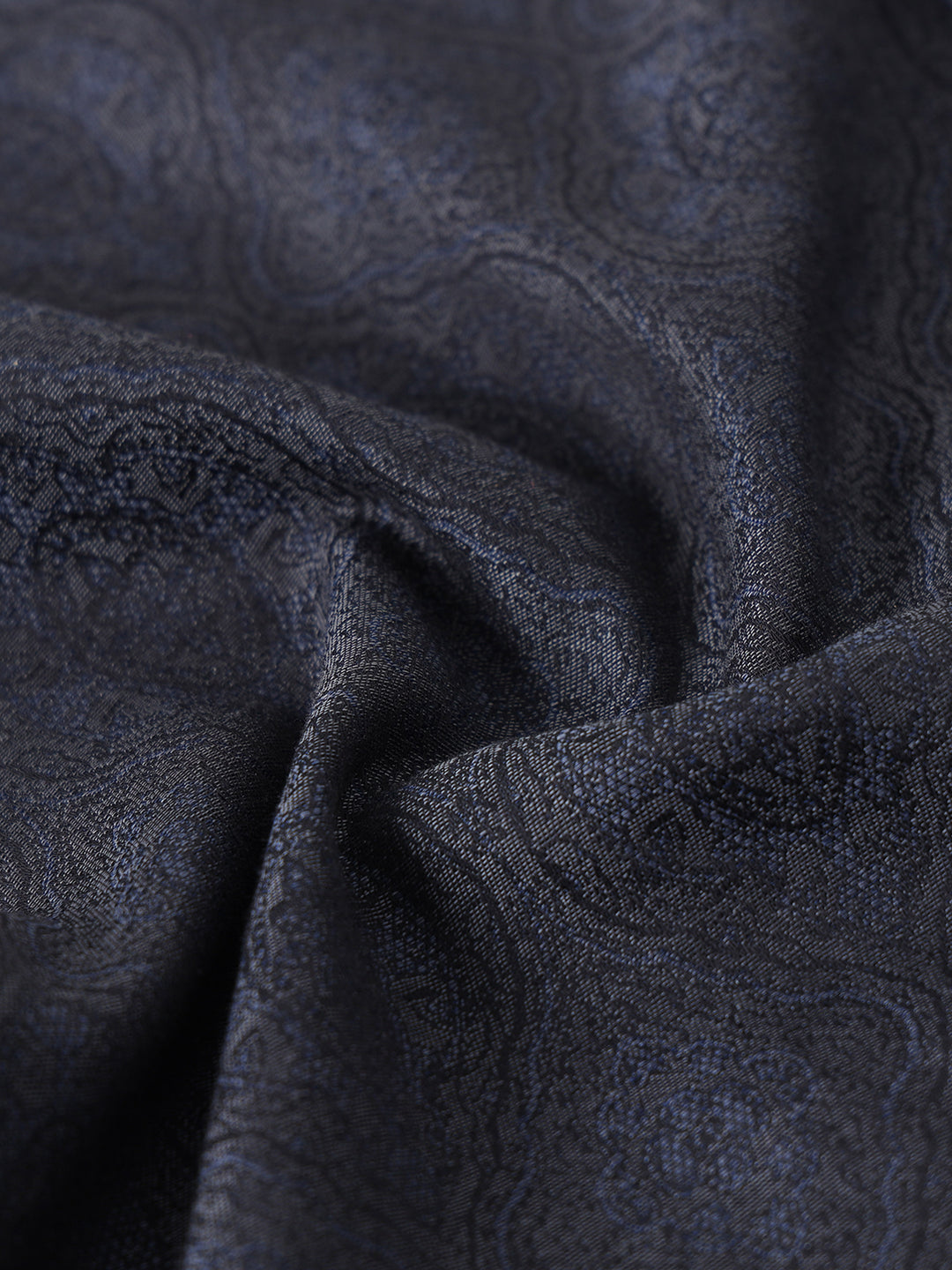 Blue Jacquard Giza Shirt