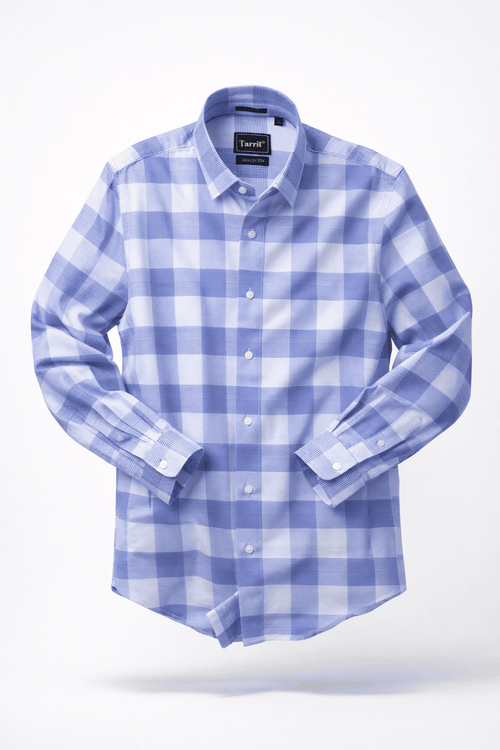 Lavender Blue Check